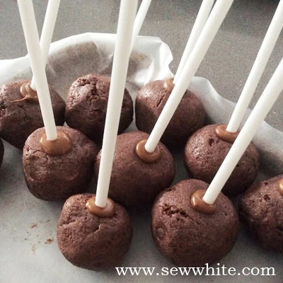 Rangemaster cake pops chocolate week Sew White 6