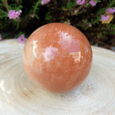 Spiral Crystals - Red Aventurine Sphere Medium