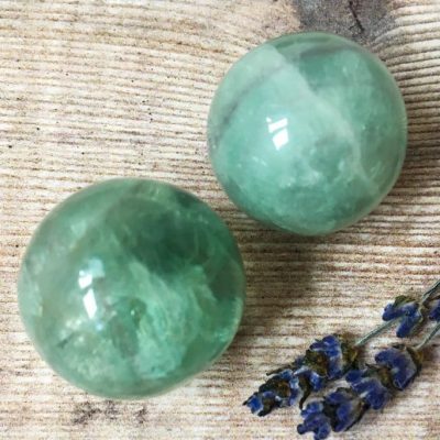 Spiral Crystals - Fluorite Sphere Small