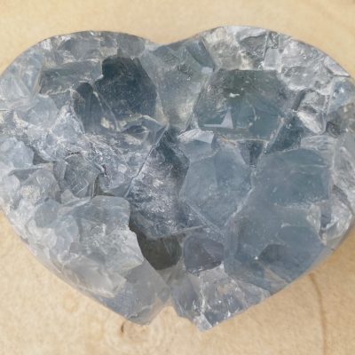 Spiral Crystals UK - Celestite Heart Cluster
