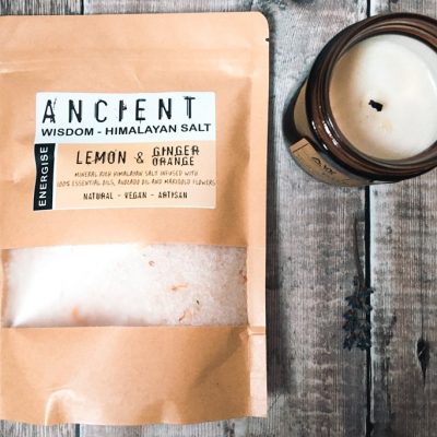 Spiral Crystals UK - Lemon, Ginger & Orange Energise Bath Salts