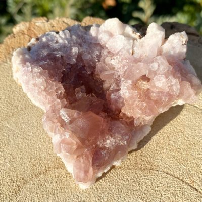Spiral Crystals UK - Pink Amethyst Geode Medium