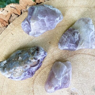 Spiral Crystals UK - Scottish Chevron Amethyst Tumblestone Large
