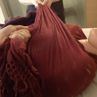 Le Soin Rituel Rebozo pour femme : serrage et massage - Doula Nancy