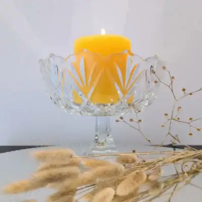 coupe en cristal ciselé vintage