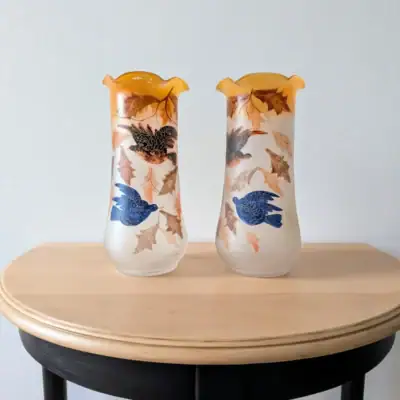 paire de vases art nouveau ancien villa brieg