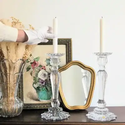 Bougeoirs et chandeliers anciens