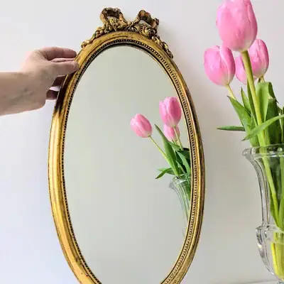 Miroir ancien doré
