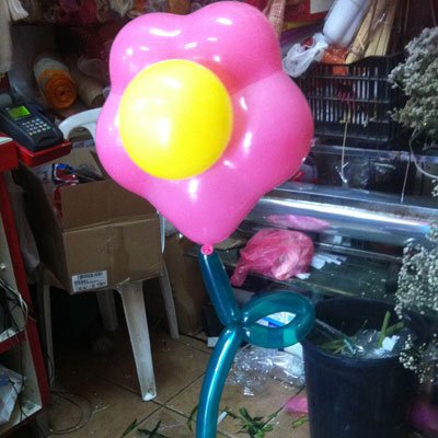 בלון בצורת פרח - בשמת פרחים