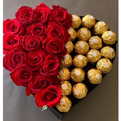 וורדים ושוקולד - פרחי סיתוונית