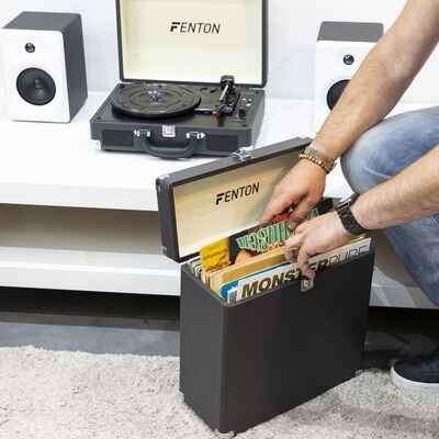 Fenton   RC30 Vinyl Record Case Black   102.012