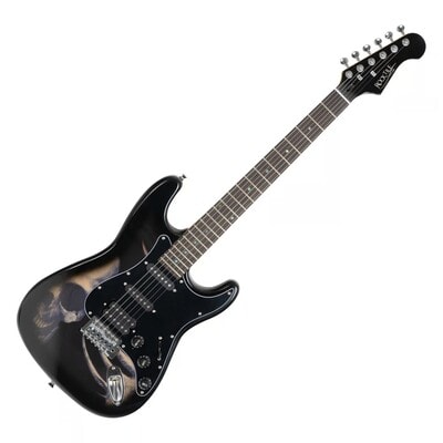 Rocktile Pro ST60-SK Electric Guitar Skull