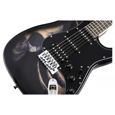 Rocktile Pro ST60-SK Electric Guitar Skull - Image 3