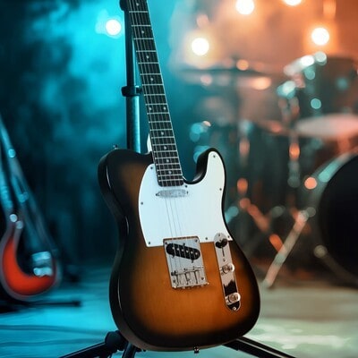 Rocktile Pro TL100-SB Electric Tele Guitar 2-Tone Sunburst - Image 4