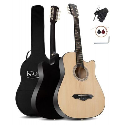 Rocktile WSD-5C-NT Slim Line Western Guitar Set Natural