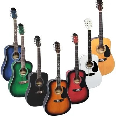 MSA Cw180 guitar acoustic 4/4 green - Image 2