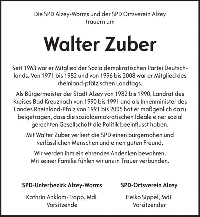 Traueranzeige_Zuber