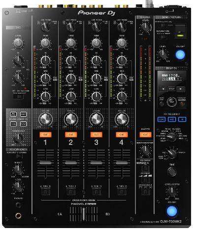 Pionner Djm-750mk2 4-channel Performance Dj Mixer