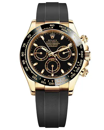Часы с позолотой Rolex Cosmograph Daytona 116518LN-0043