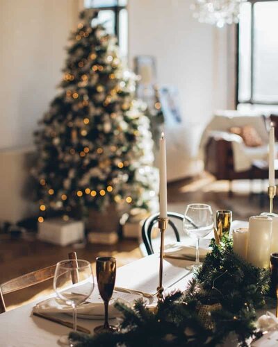 tasteful christmas table tasteful christmas table