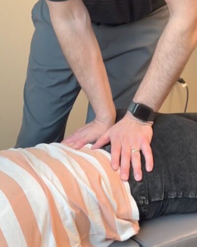 Hands-on low back treatment in Vancouver, WA
