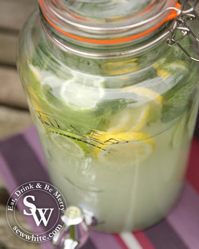 Sew White spring gin lemonade 3