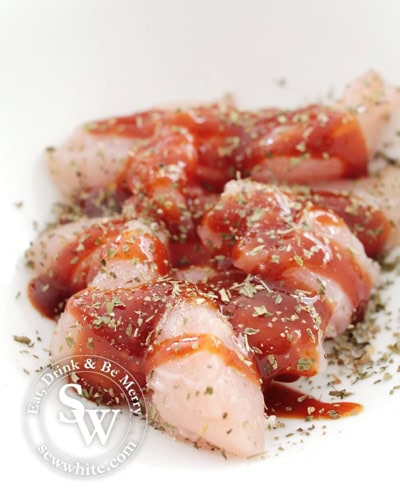 Sew White Heinz BBQ chicken marinade recipe 2