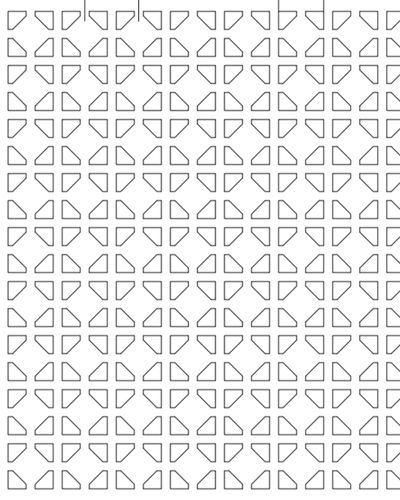 Diamond hole decoration 0.625 x 0.750