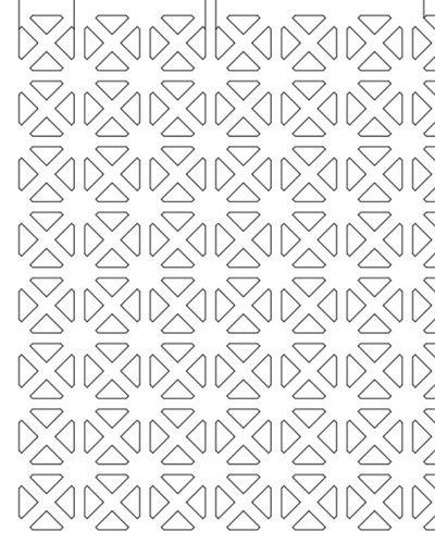 Diamond hole decoration 0.630 x 0.750