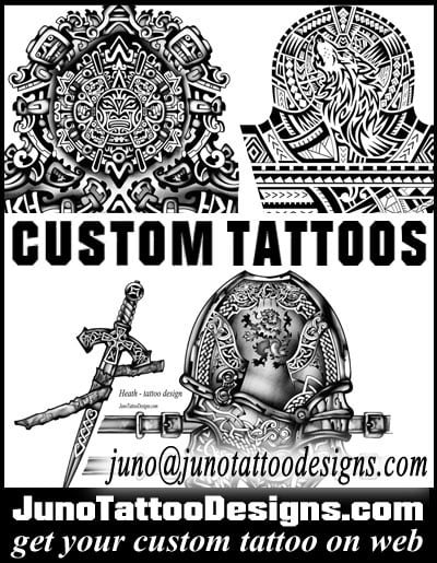 custom tattoos on web