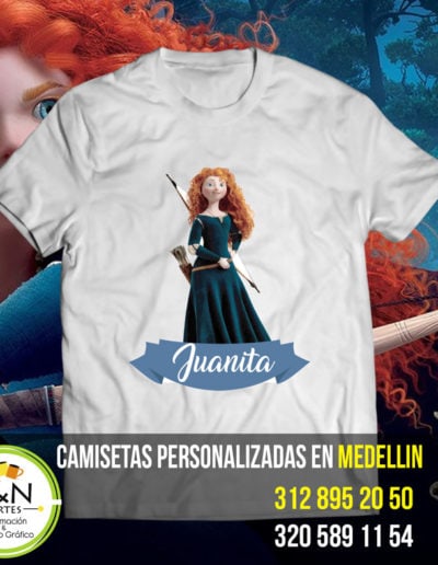 Camiseta personalizada valiente medellin