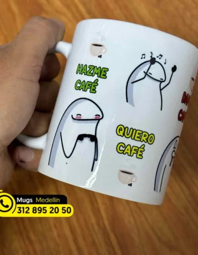 Mug quiero cafe en medellin