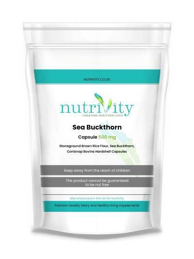 Sea Buckthorn 500mg Capsule Skin Immune System Heart Health