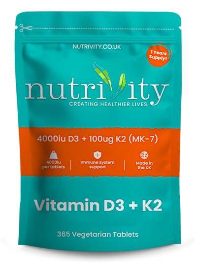 Vitamin D3 4000 IU & Vitamin K2 MK7 100µg