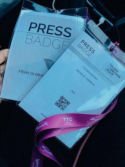 TTG PRESS PASS - Viaggiandopercaso