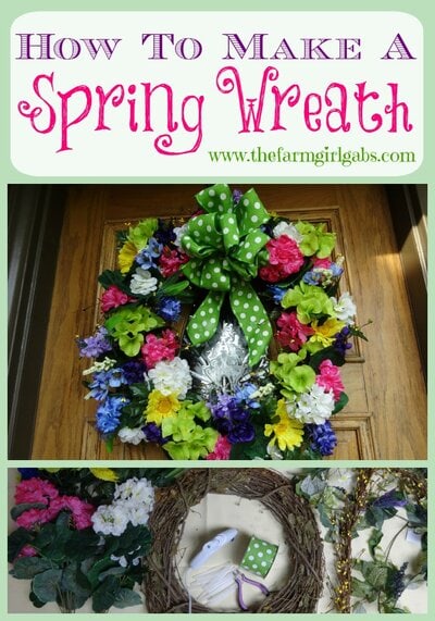 DIY Spring Wreath - Pinterest