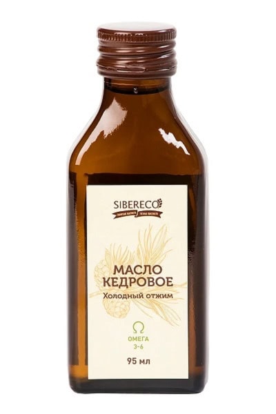 Масло кедровое Sibereco 95 мл