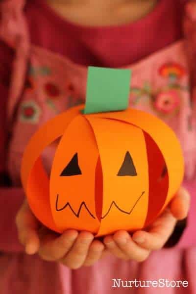 pumpkin crafts for kindergarteners