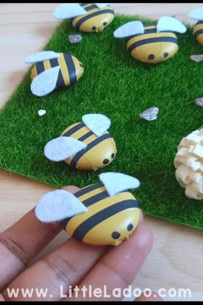 pebble bee craft