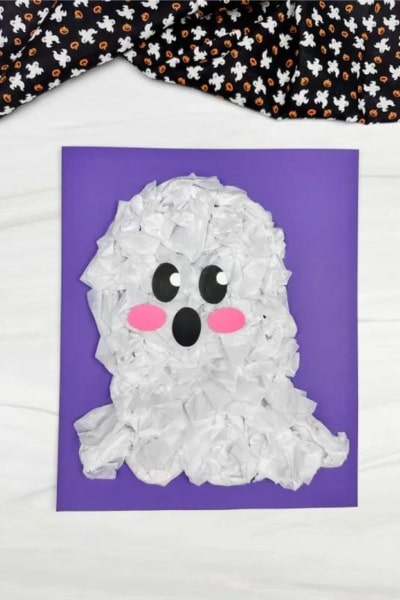 tissue paper ghost