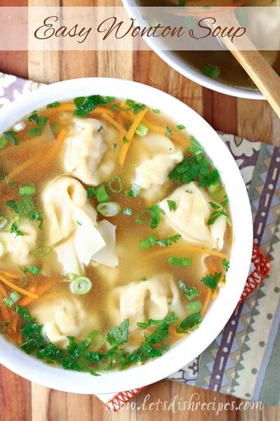 Easy Wonton Soup