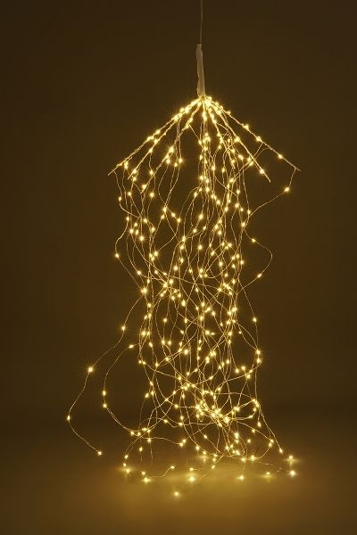 Wasserfall Lichterkette 720 LEDs mit Stromanschluss – Bild 3