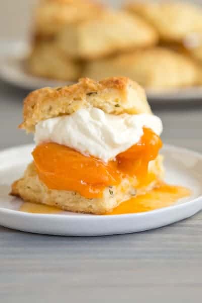 rosemary apricot shortcakes, via www.www.goodfoodstories.com