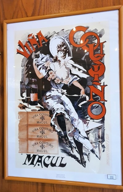 The days of old school advertising for Cousiño Macul