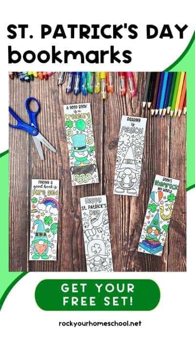 st. patricks day bookmarkss