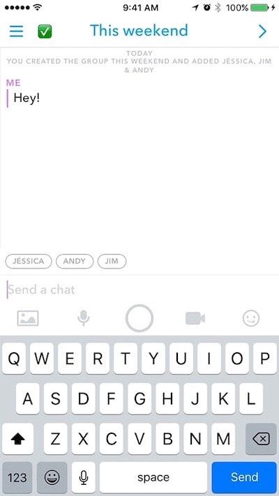 How to Create a Snapchat Group Chat