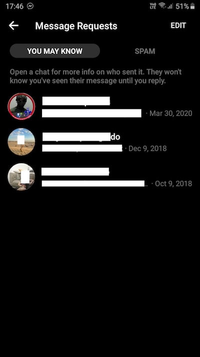Message Requests Facebook Messenger