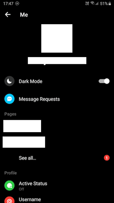 Send-a-Message-Request-to-the-User-on-Facebook