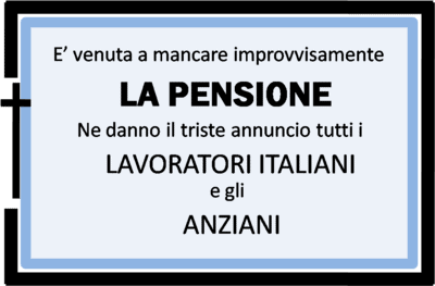 Necrologio sulle pensioni