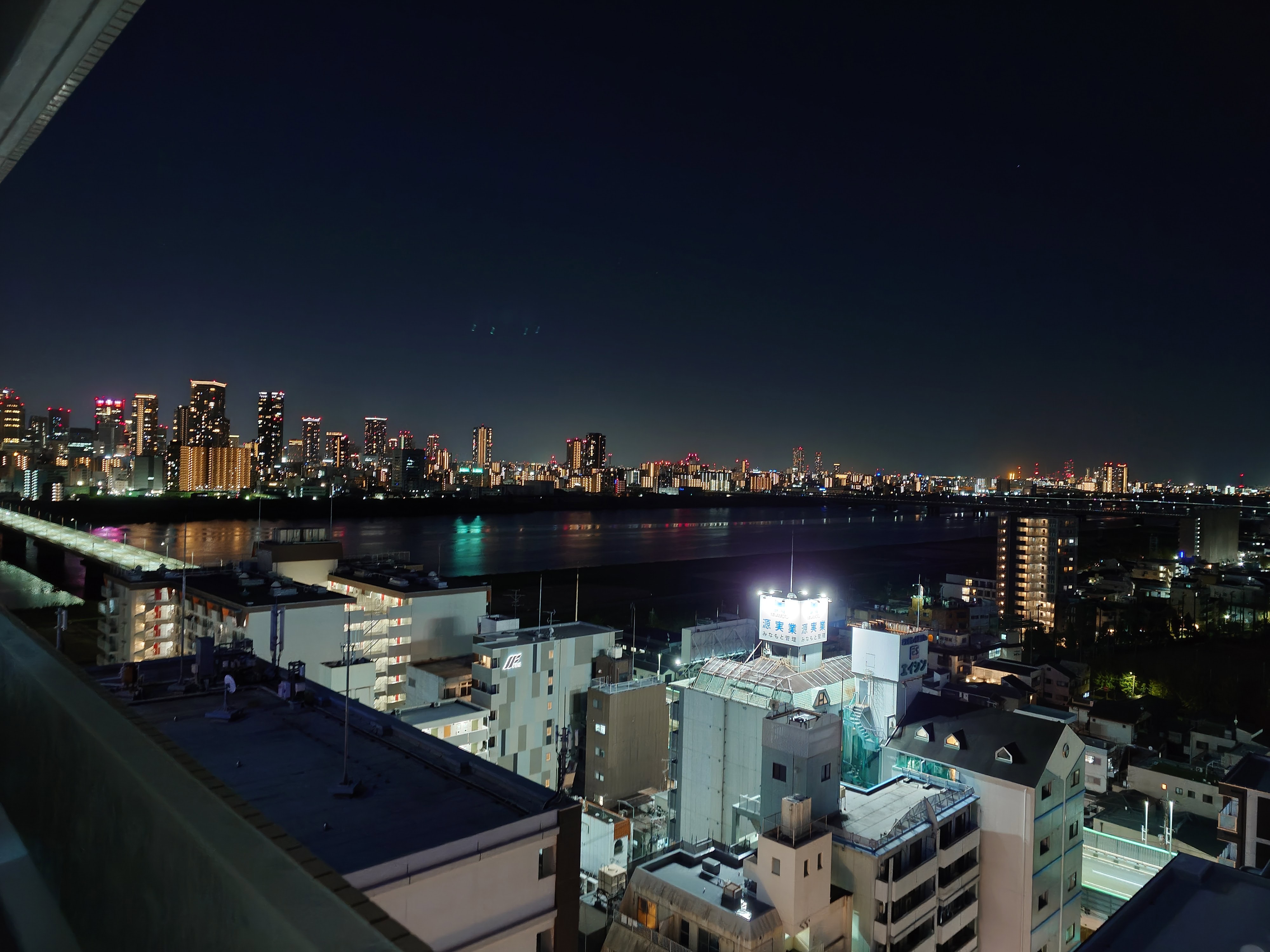 185.淀川と梅田の夜景